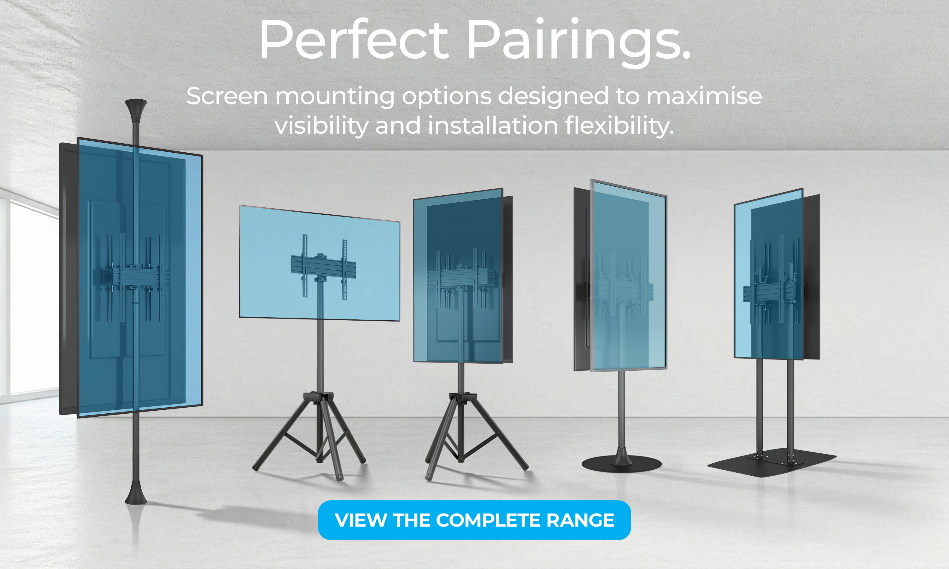 High quality commercial screen mounts