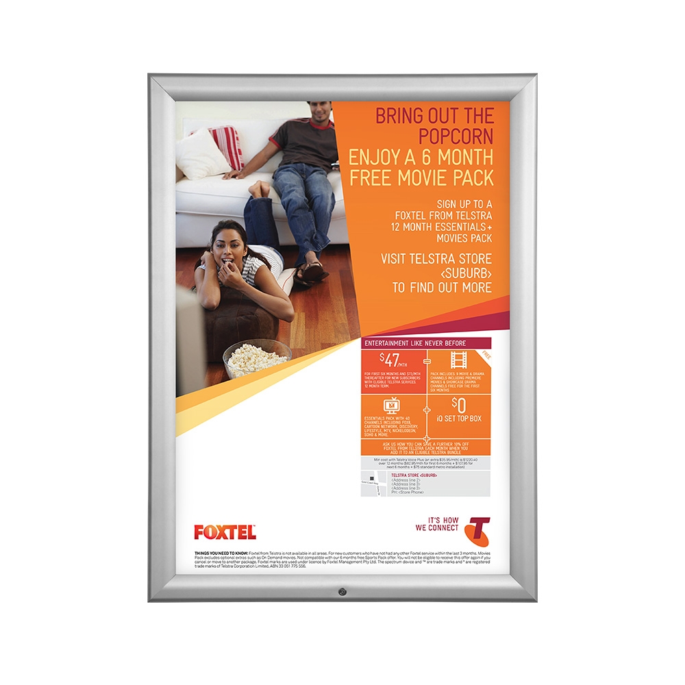 SlideIn A2 Poster Frames Cheap and Simple Poster Displays