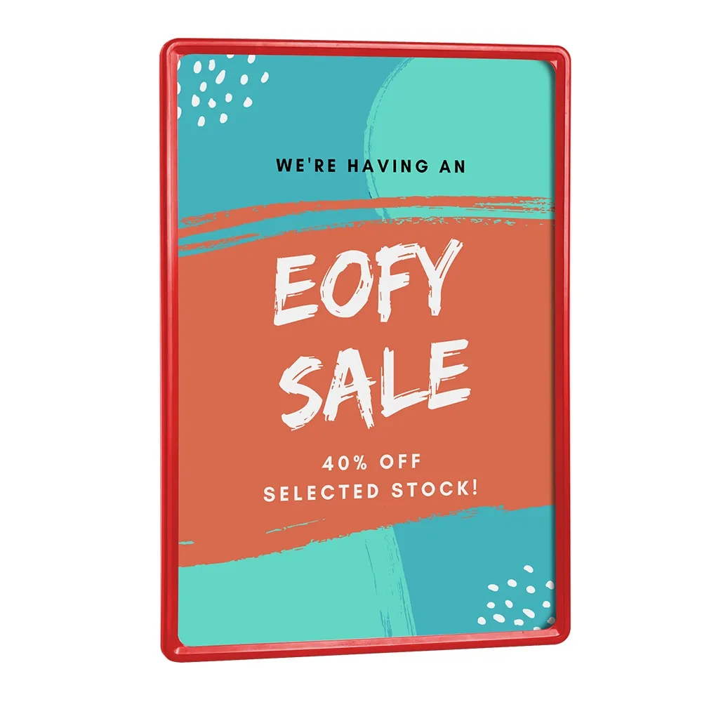 Plastic Frame for Retail Stores