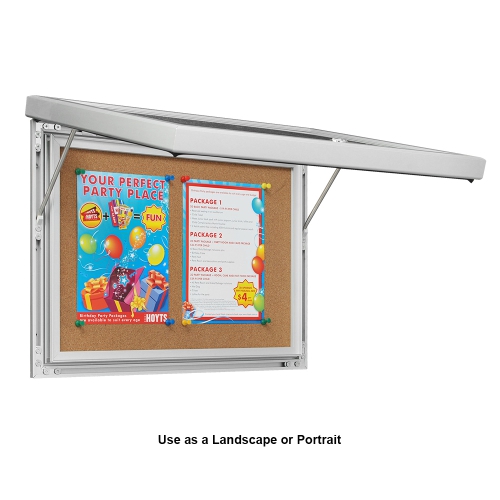 These Notice Board Cabinets are Perfect for Posting Information Outdoors!