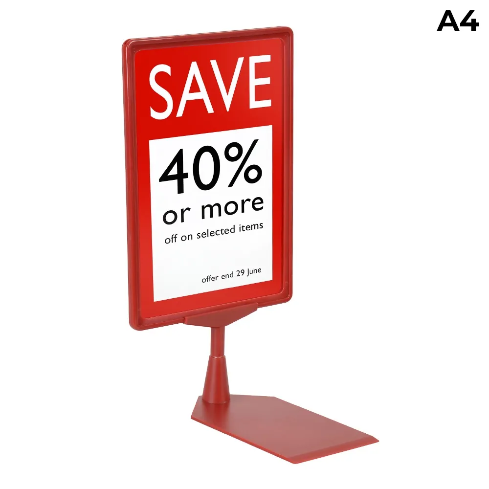 A4 Red Stand