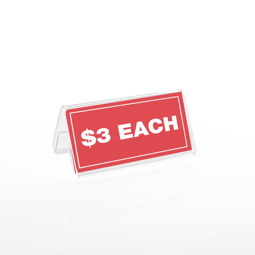 The Menu Holder is Made of Acrylic to be Lightweight & Durable. This