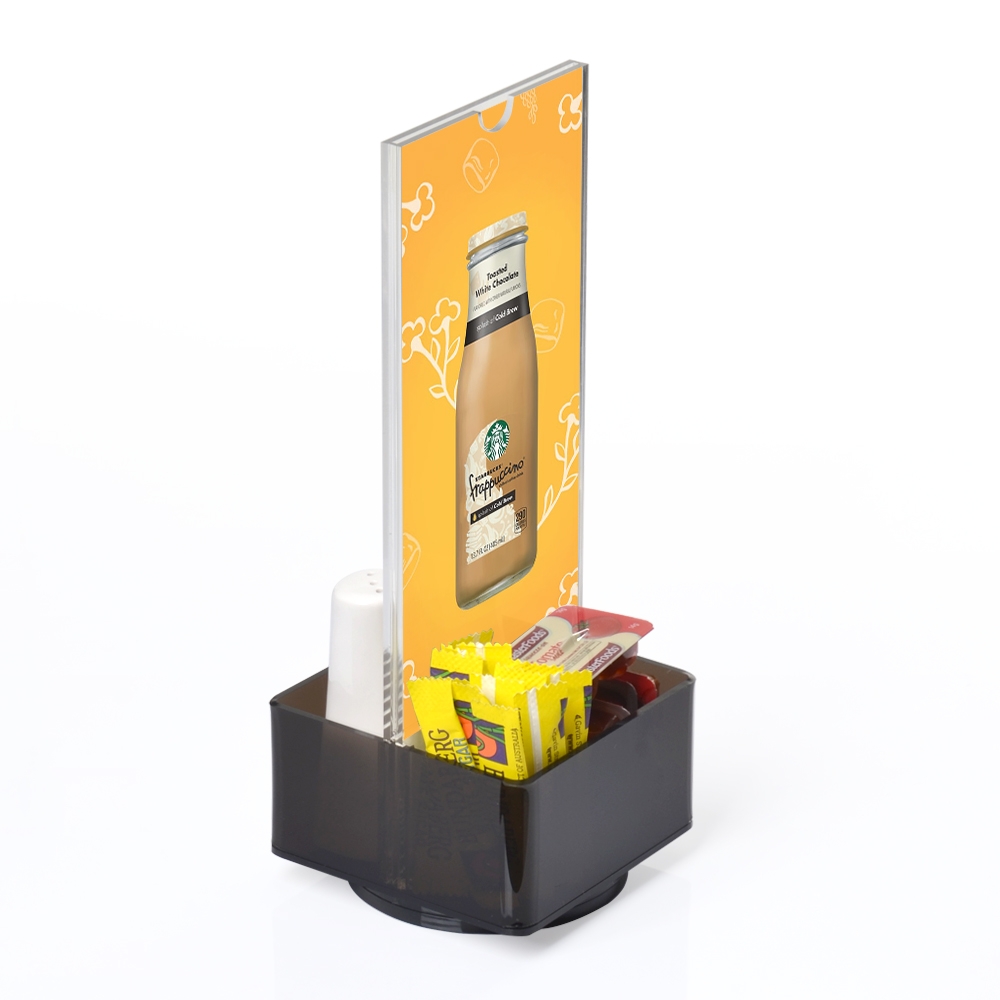 Table Menu Holder: Rotating stands for bistros & cafes. Buy Online Today!