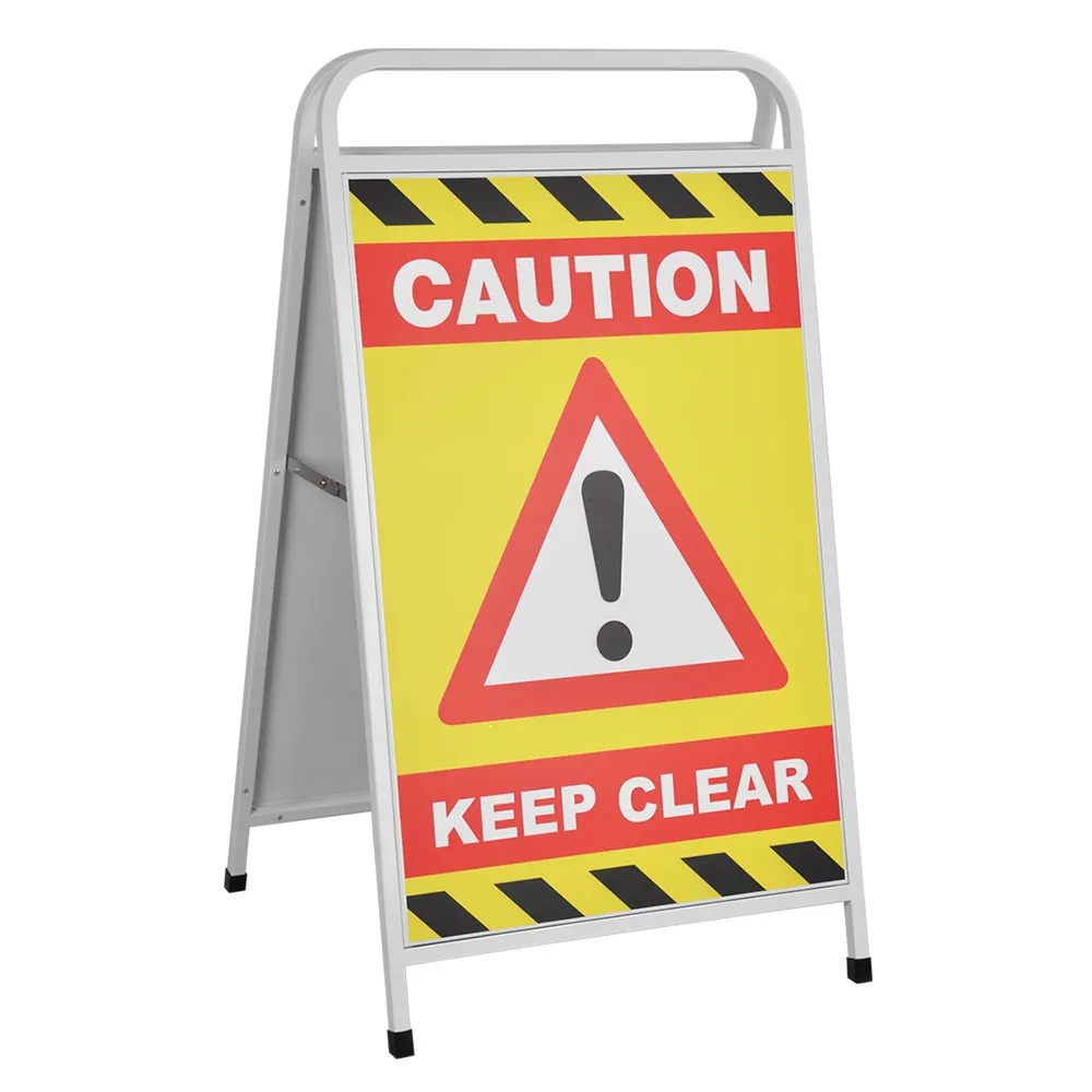 Caution Keep Clear Sign