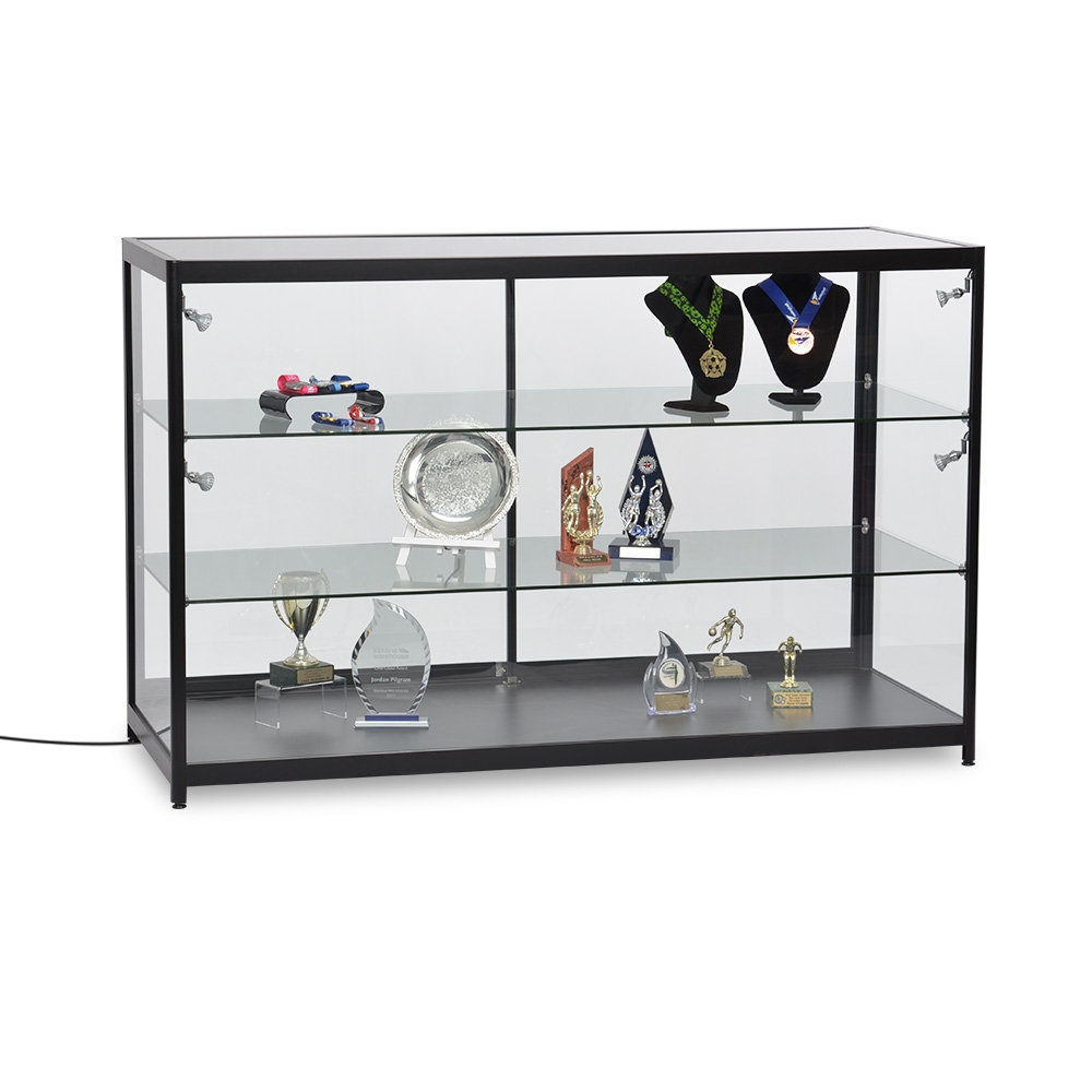 Retail Store Counter Full View Glass 1828mm