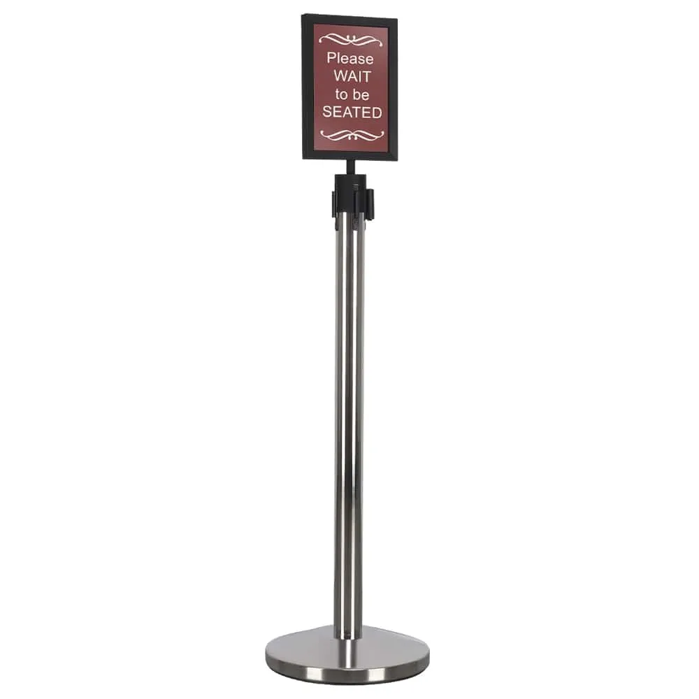 Polished Retractable Barrier