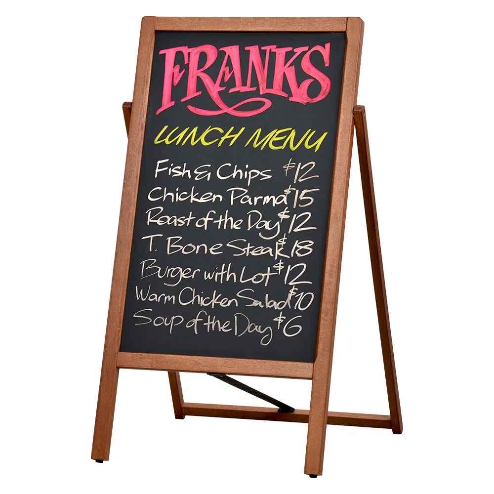 Wooden A-Frame Sign