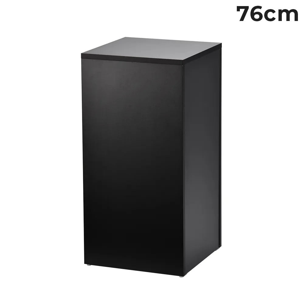 76cm Black Wood Pedestal