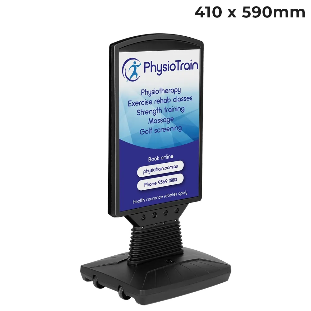 Wind Resistant Pavement Sign with Prints