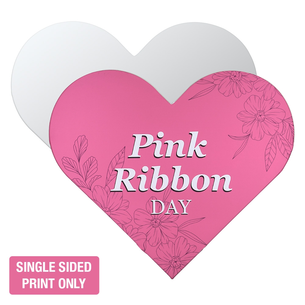 Heart Fabric Wrap 1Sided Custom Print Ships Fast!