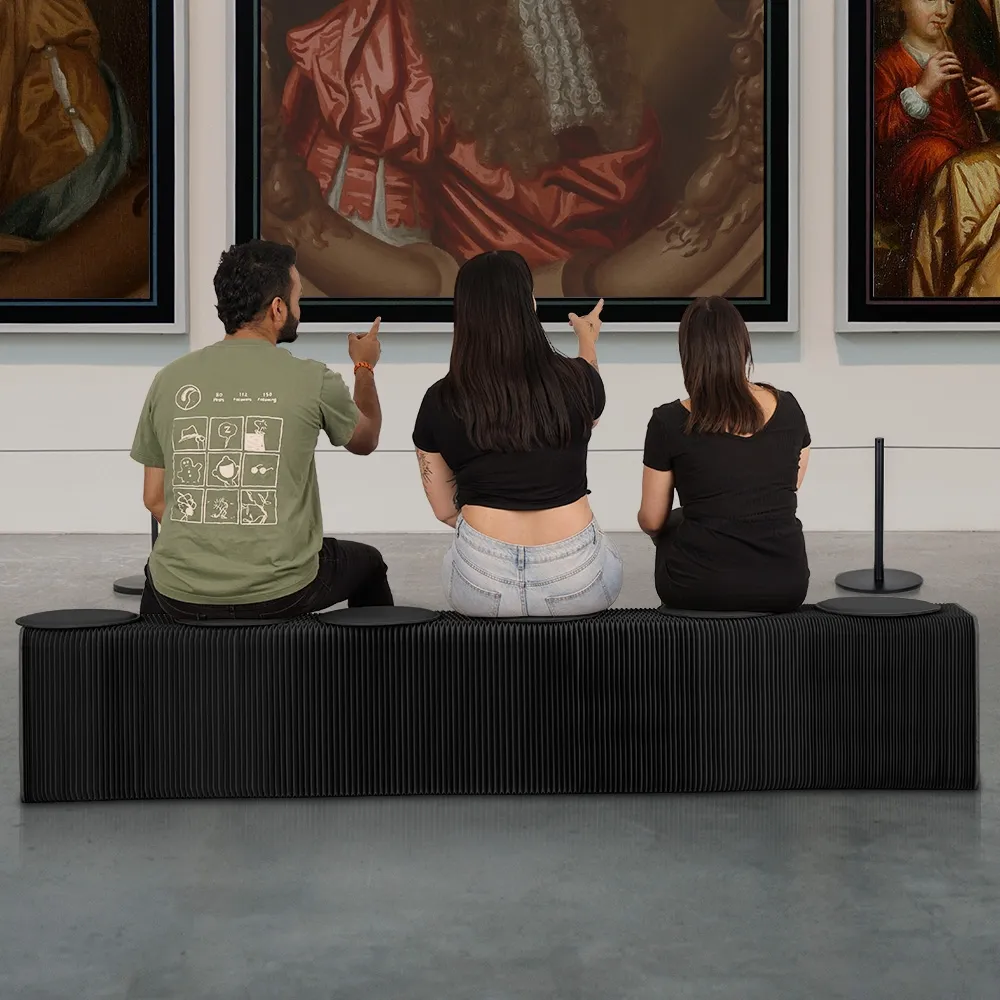 Folding Paper Bench