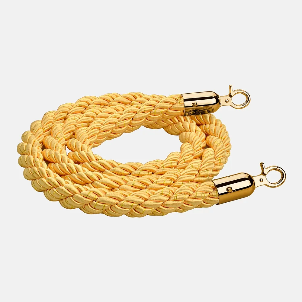2m Yellow Queue Rope