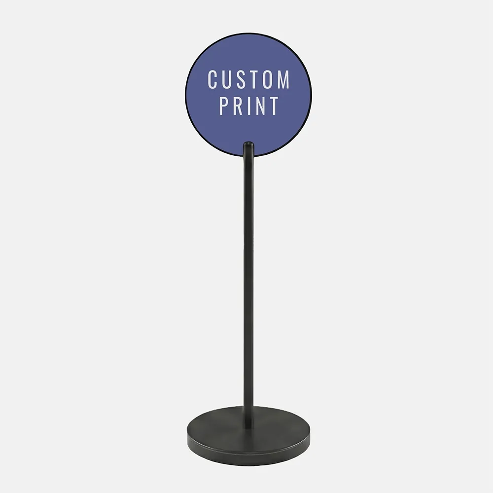 Round Sign Stand