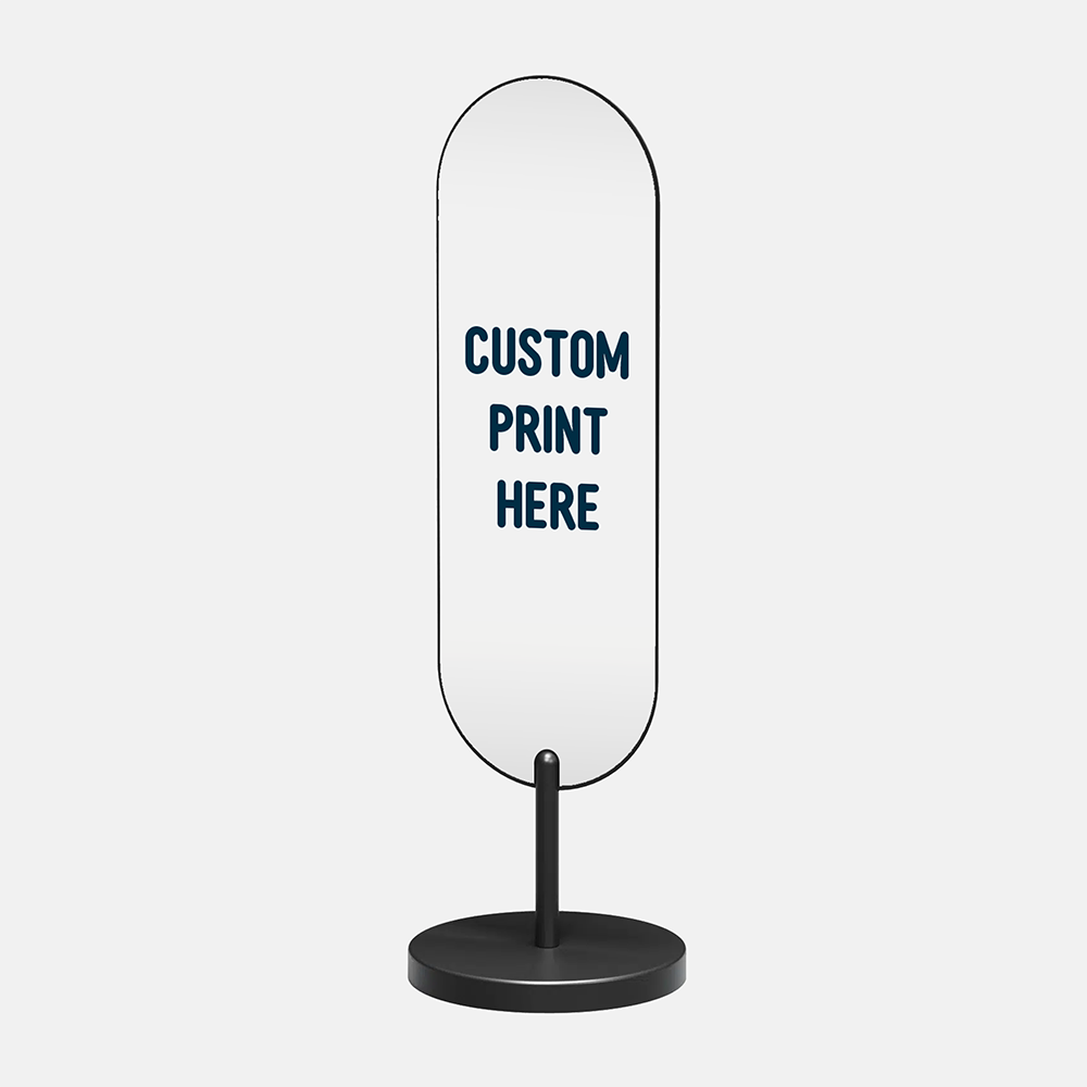 Oval Display Sign Stand