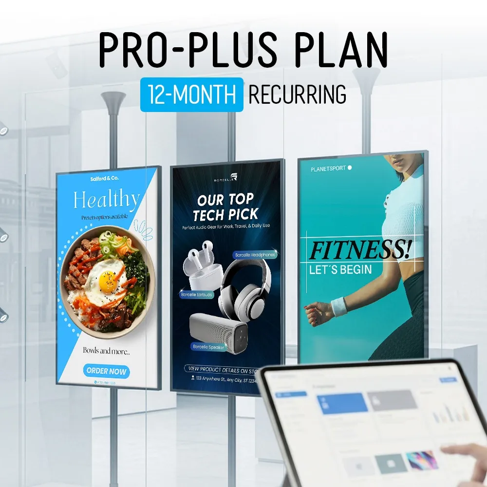 Dline CMS Powered by Optisigns - Pro Plus Plan