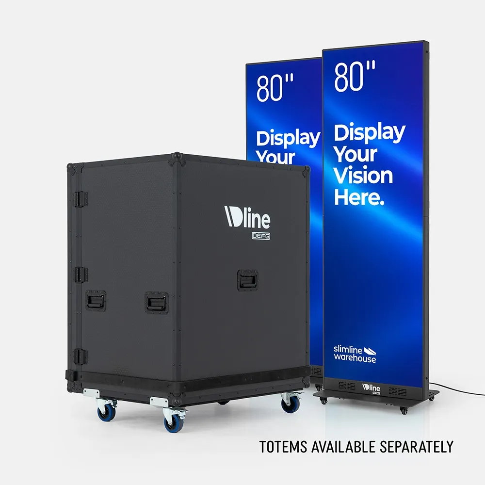 Dual Storage Case for Dline Connect Portable LED Posters