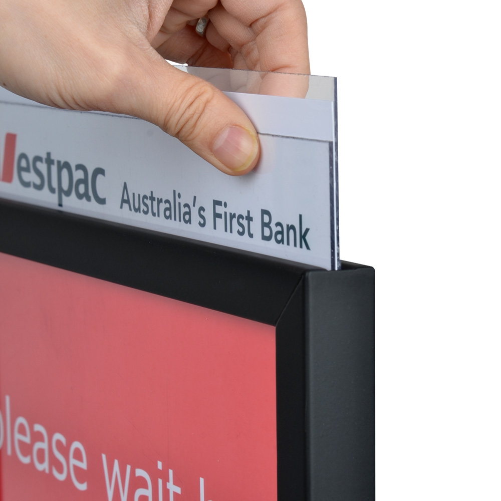 Pedestal Sign Stand A3 White Same Day Despatch ¦ Slimline Warehouse